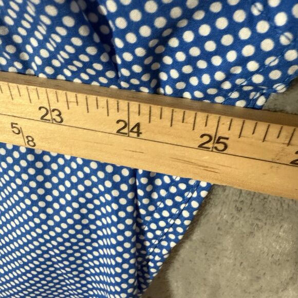 Cinch Shirt Mens XL Blue Polka Dot Modern Short Sleeve Button Up Western Cowboy - Picture 9 of 10